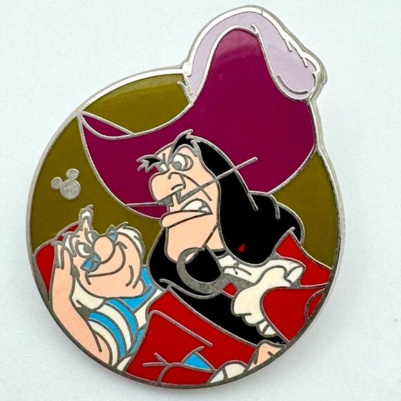 Hidden Mickey Disney Pin Set Of 3 Peter Pan Captain Hook Smee Wendy Tinkerbell - Picture 5 of 5